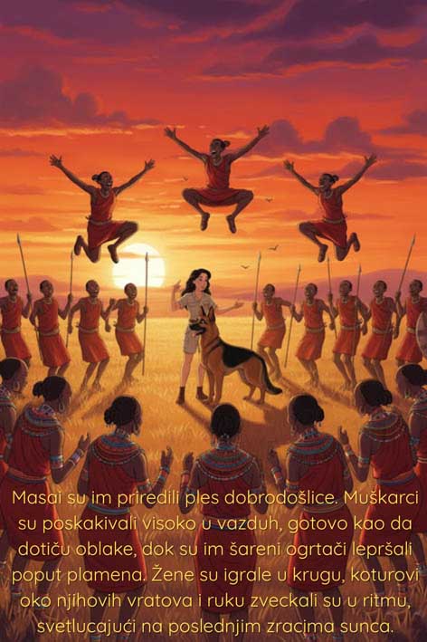 Animacija, Afrika, Masai pleme, Sandra i Aleks